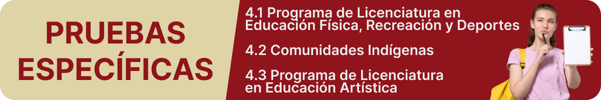 PRUEBAS ESPECÍFICAS