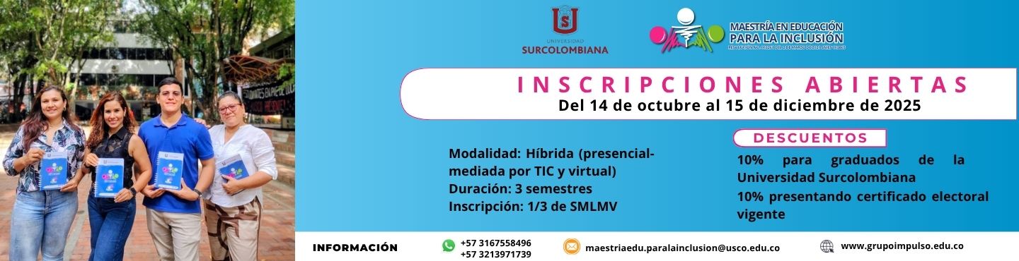 Maestría en Educación para la Inclusión