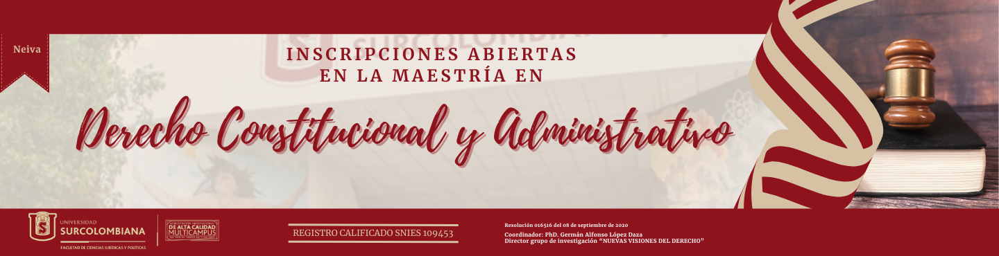 Maestría en Derecho Constitucional y Administrativo