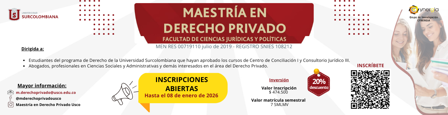 Maestría en Derecho Privado