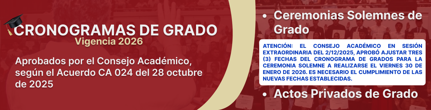 Ceremonias Solemnes y Actos Privados de Grado 2026