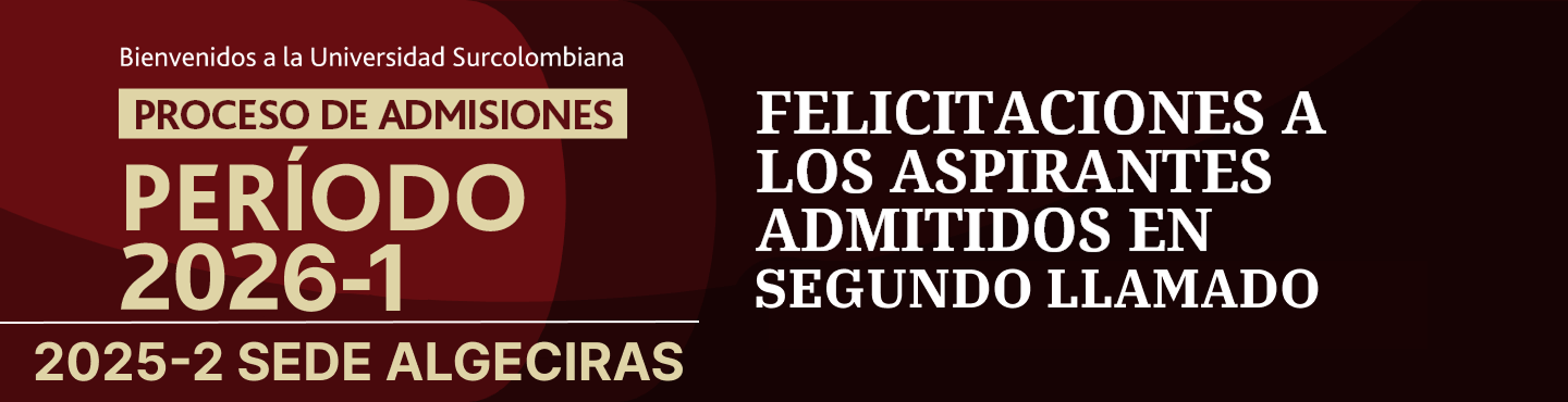 Admitidos segundo llamado 2026-1