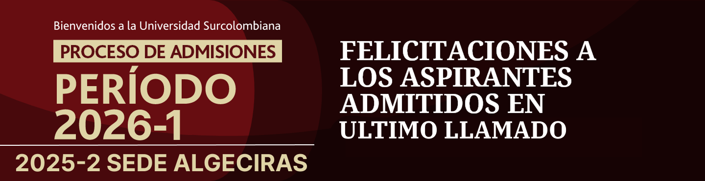 Admitidos ultimo llamado 2026-1