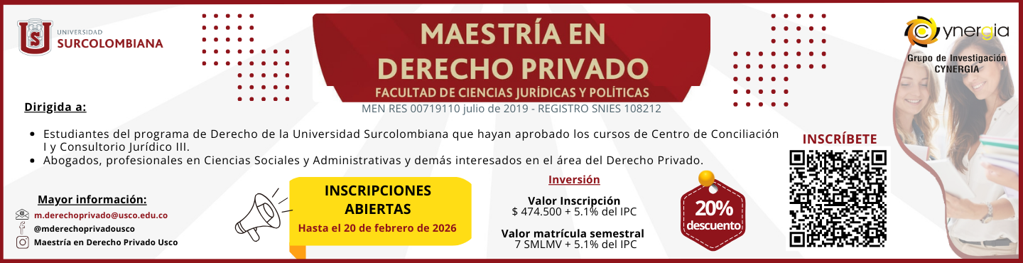 Maestría en Derecho Privado