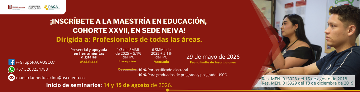 Maestría en Educación