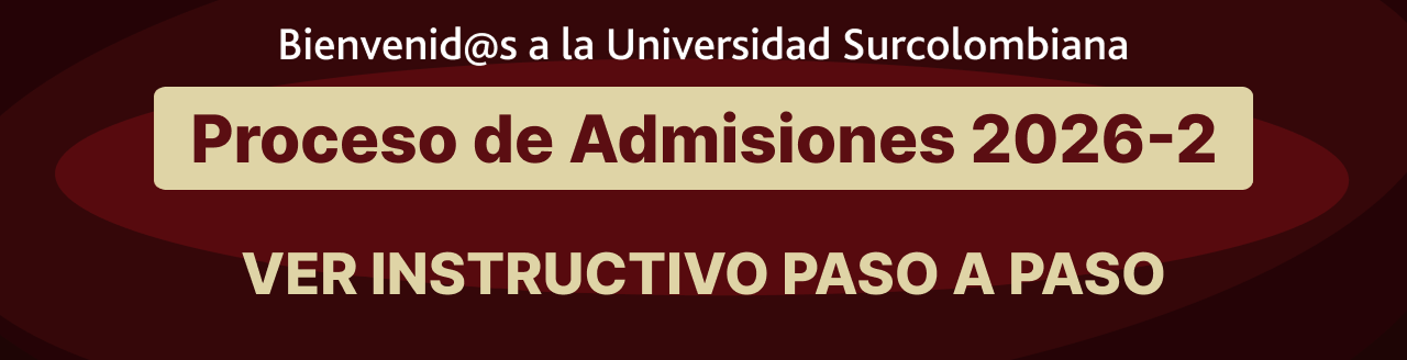 Proceso de admisiones 2026-2