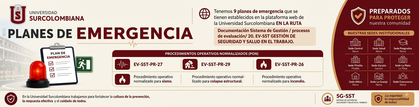 Planes de Emergencia