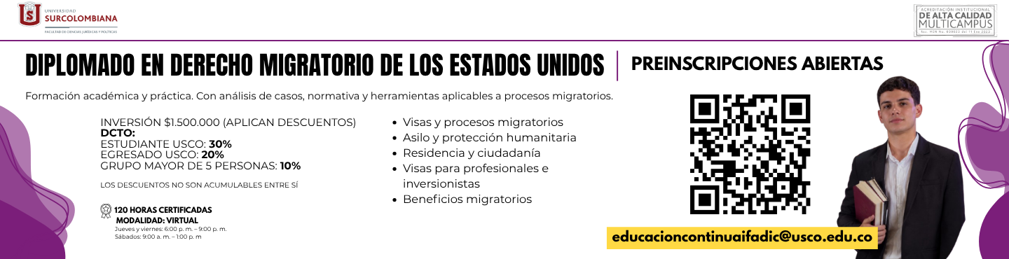Diplomado en Derecho Migratorio de los Estados Unidos
