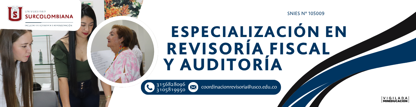 Especialización en Revisoría Fiscal y Auditoria