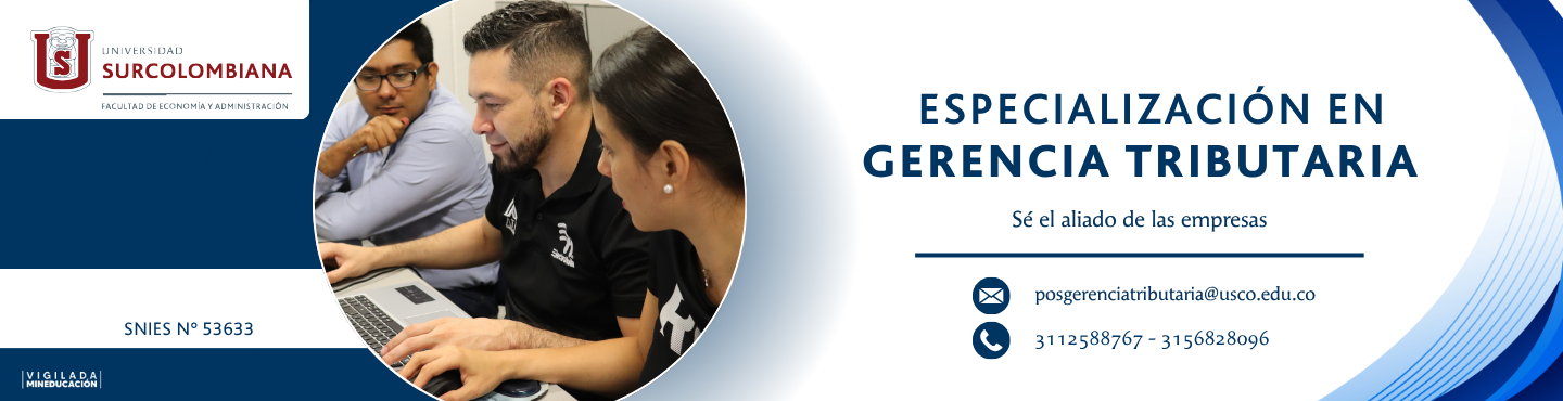 Especialización en Gerencia Tributaria
